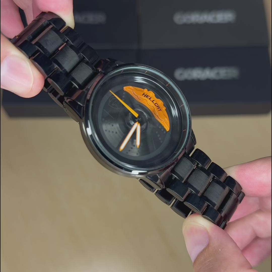 GoRacer Dodge Hellcat Spinning Edition - Wheel Watch